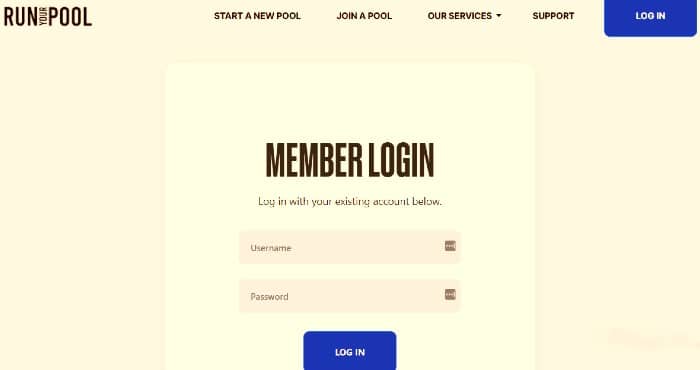 Run-Your-Pool-Login